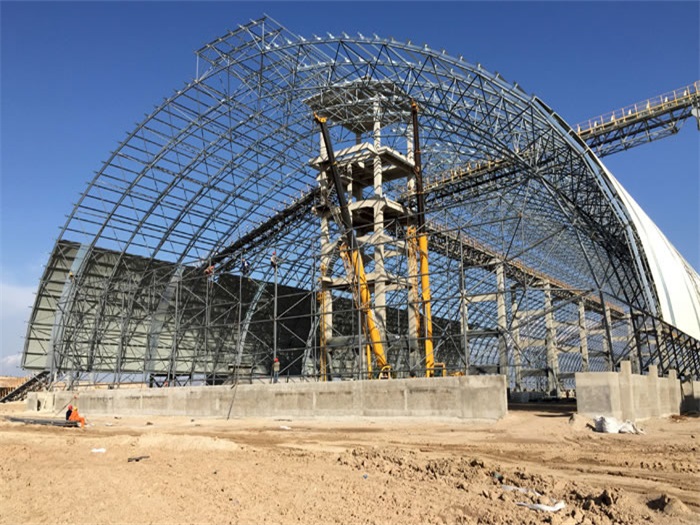 门头沟煤机油桶翘工程网架